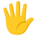 Hand With Fingers Splayed