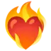Heart on fire