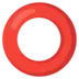 Hollow Red Circle