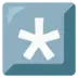 Keycap: *