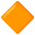 Large Orange Diamond