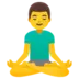 Man In Lotus Position