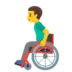 Man In Manual Wheelchair