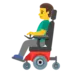 Man In Motorized Wheelchair