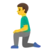 Man Kneeling
