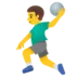 Man Playing Handball