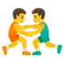 Men Wrestling