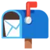 Open Mailbox With Raised Flag