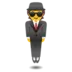 Person In Suit Levitating