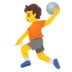 Person Playing Handball