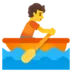 Person Rowing Boat