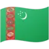 Flag: Turkmenistan