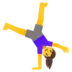 Woman Cartwheeling