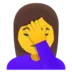 Woman Facepalming