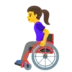 Woman In Manual Wheelchair