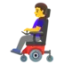 Woman In Motorized Wheelchair