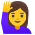 Woman Raising Hand