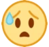 Anxious Face With Sweat