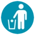 Litter In Bin Sign