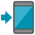 Mobile Phone With Arrow