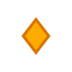 Small Orange Diamond
