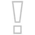 White Exclamation Mark
