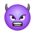 Angry Face With Horns