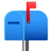 Closed Mailbox With Raised Flag