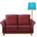 Couch and Lamp