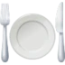 Fork and Knife With Plate