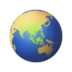 Globe Showing Asia-Australia