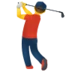 Man Golfing