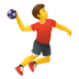 Man Playing Handball