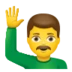Man Raising Hand