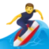 Man Surfing