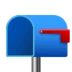 Open Mailbox With Lowered Flag