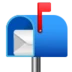 Open Mailbox With Raised Flag