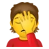 Person Facepalming