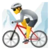 Person Mountain Biking