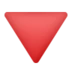 Red Triangle Pointed Down