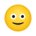 Slightly Smiling Face
