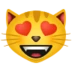 Smiling Cat With Heart-Eyes