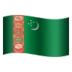 Flag: Turkmenistan