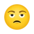 Unamused Face