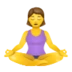 Woman In Lotus Position