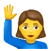 Woman Raising Hand