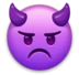 Angry Face With Horns