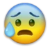 Anxious Face With Sweat