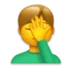 Man Facepalming