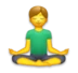 Man In Lotus Position
